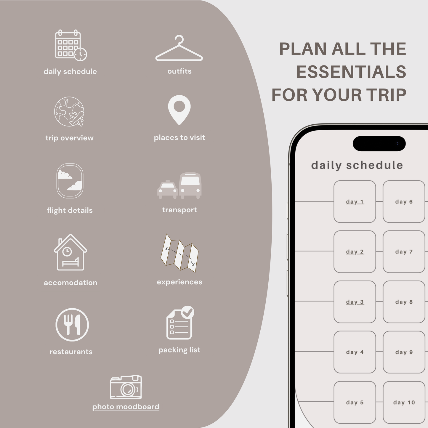 Premium Travel Planner Template | Mobile Itinerary App | Canva Editable | Travel Agency Client | Digital Itinerary | Summer Trip