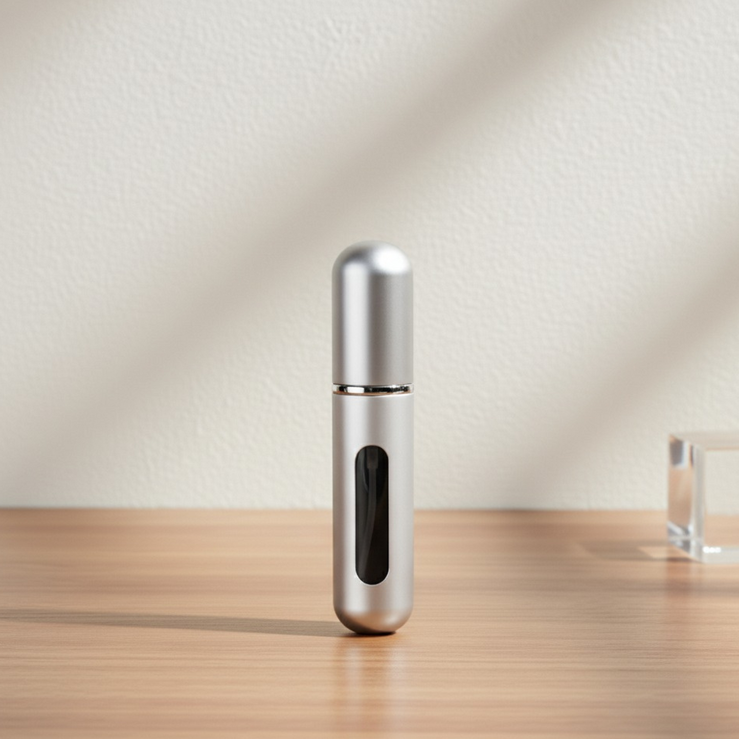 miniscent - Mini Refillable Perfume Atomizer 5 ml – Portable Travel Spray Bottle with Window & Leak-Proof Design